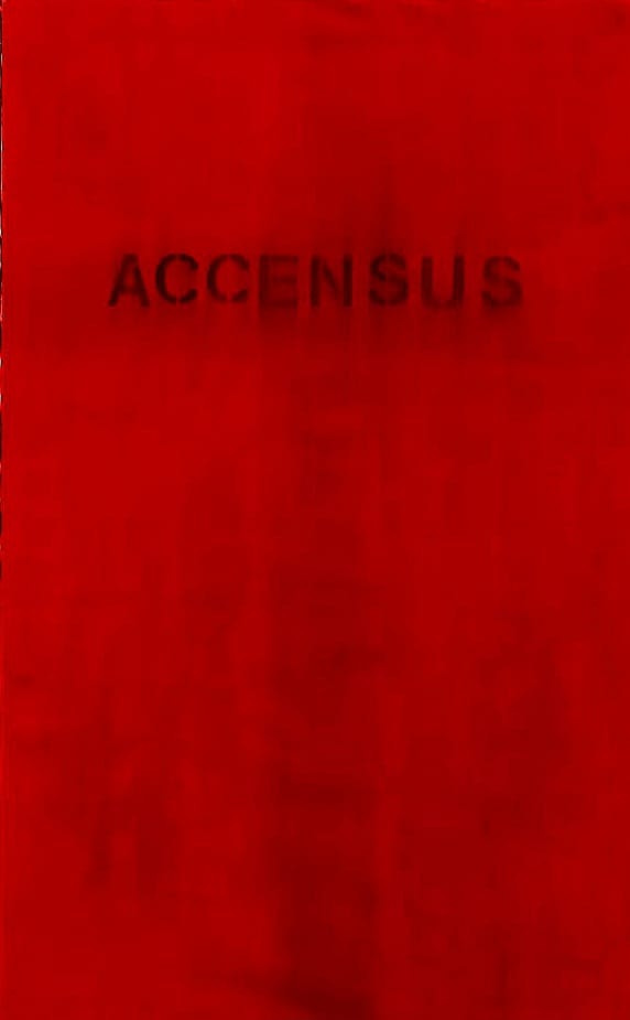 STABAT MATER. Acrílico/tela. 100×60 cm.