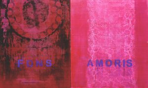 STABAT MATER. Fons amoris. Acrílico/tela. 65×104 cm.