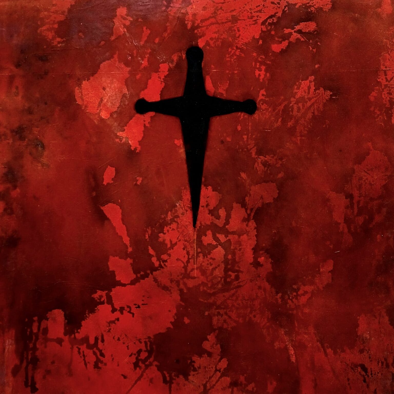 STABAT MATER. Pertransivit glaudius (atravesado por la espada) Acrílico/tela. 130×97 cm.