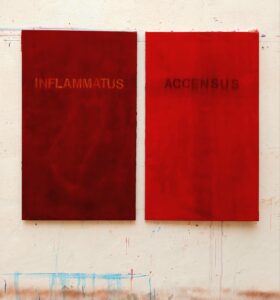 STABAT MATER. Acrílico/tela. 100×60 cm. cada pieza.