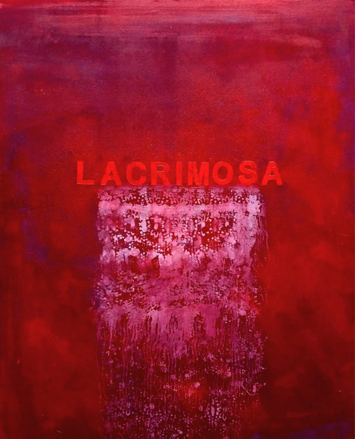 STABAT MATER. Acrílico/tela. 100×81 cm.