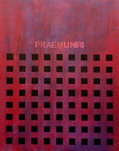 STABAT MATER. Praemuniri (preparado). Acrílico/tela. 130×97 cm.