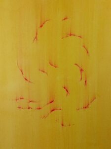 SILEANT ZEPHYRI. Acrílico y acuarela sobre papel. 76×54 cm.